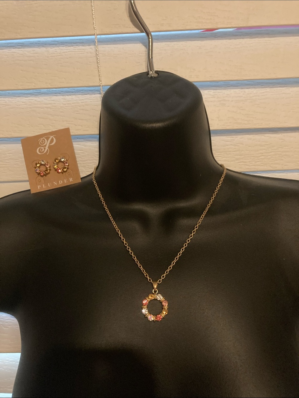 PLUNDER NECKLACE AND EARRINGS LOT-6 of each!